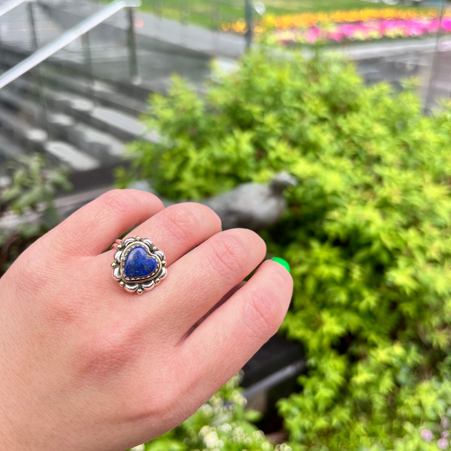 Heart ring 7