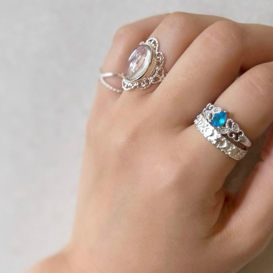 【Biju mam poco】Silver925 design ring 13