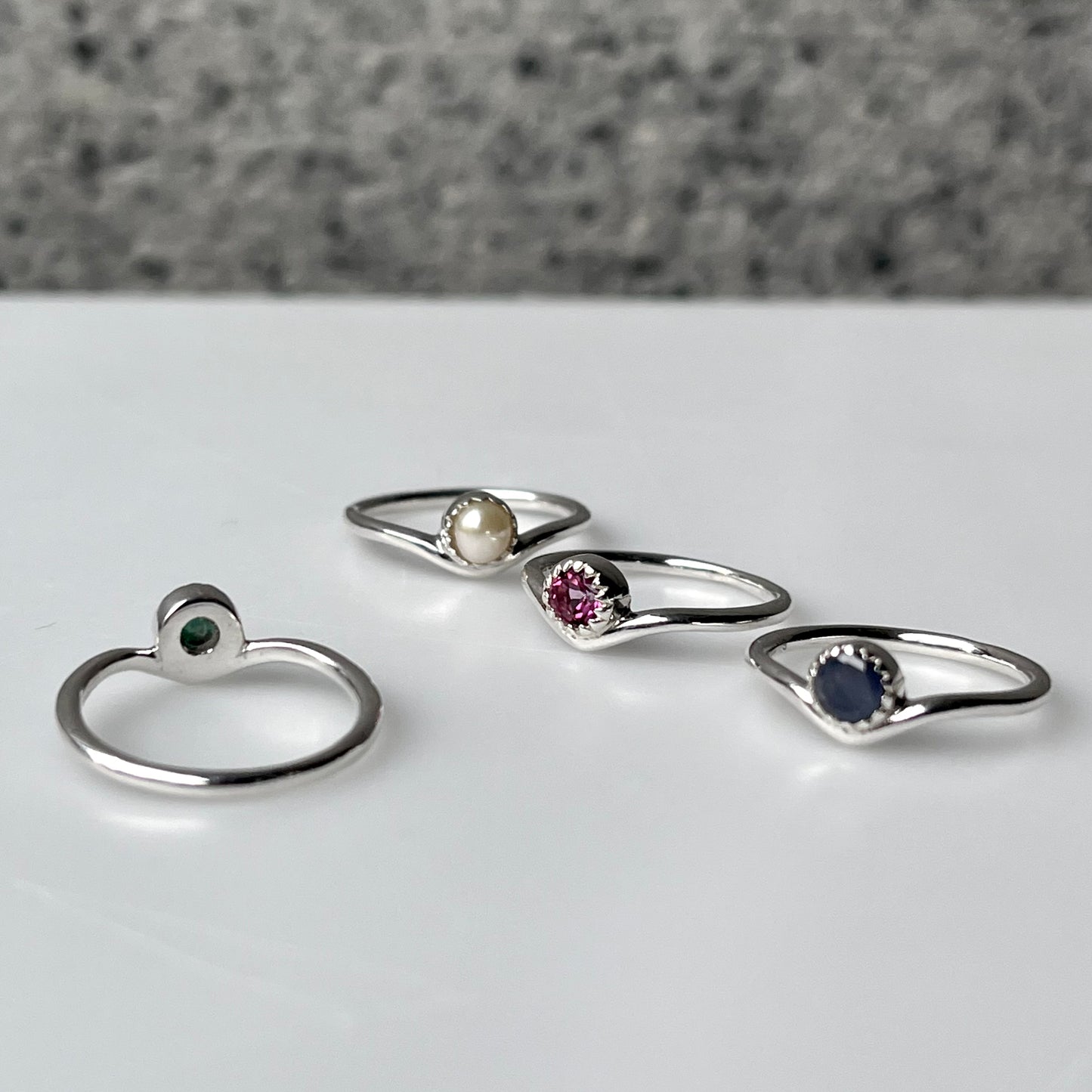Silver925 V design ring 5