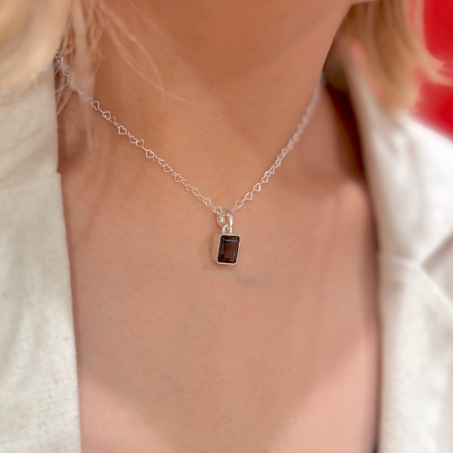 Italian chain necklace〈Heart〉2