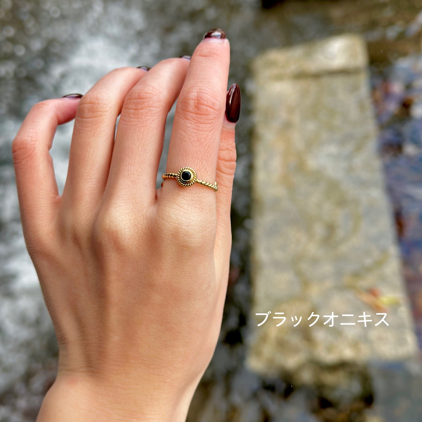 Brass petit ring 47