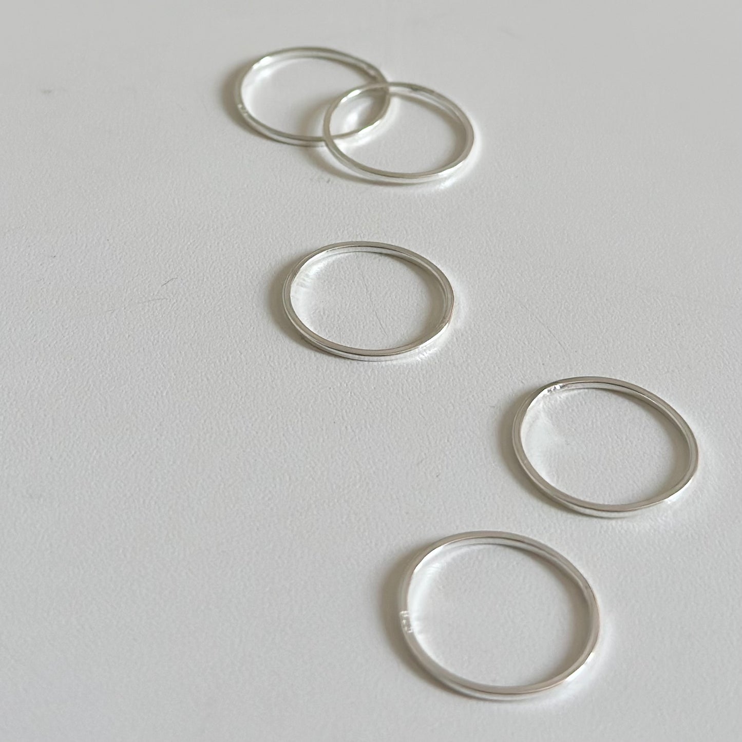 Silver925 plain ring 75
