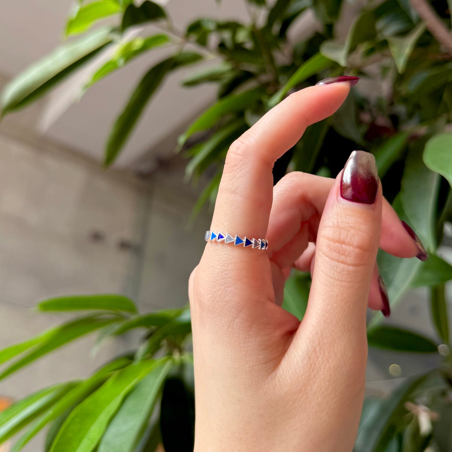 【オンライン先行】Triangle enamel ring 2