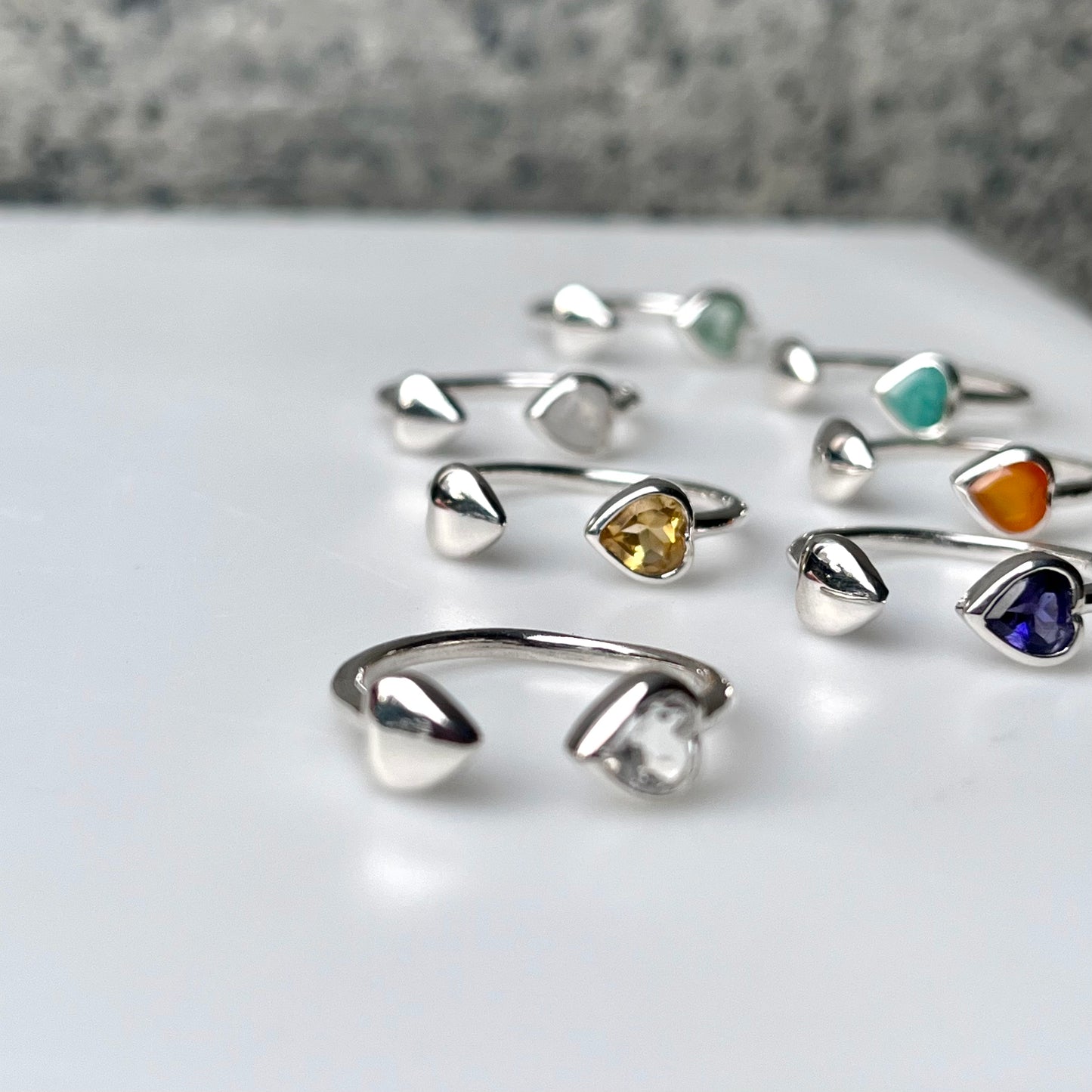 Heart fork ring 3