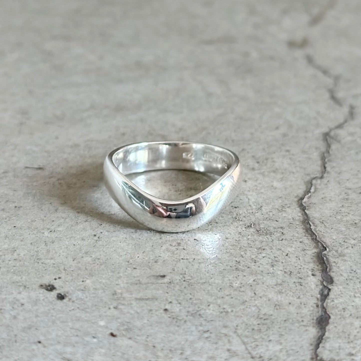 Silver925 plain ring 82
