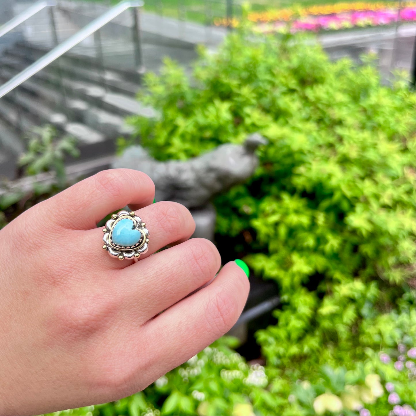 Heart ring 7