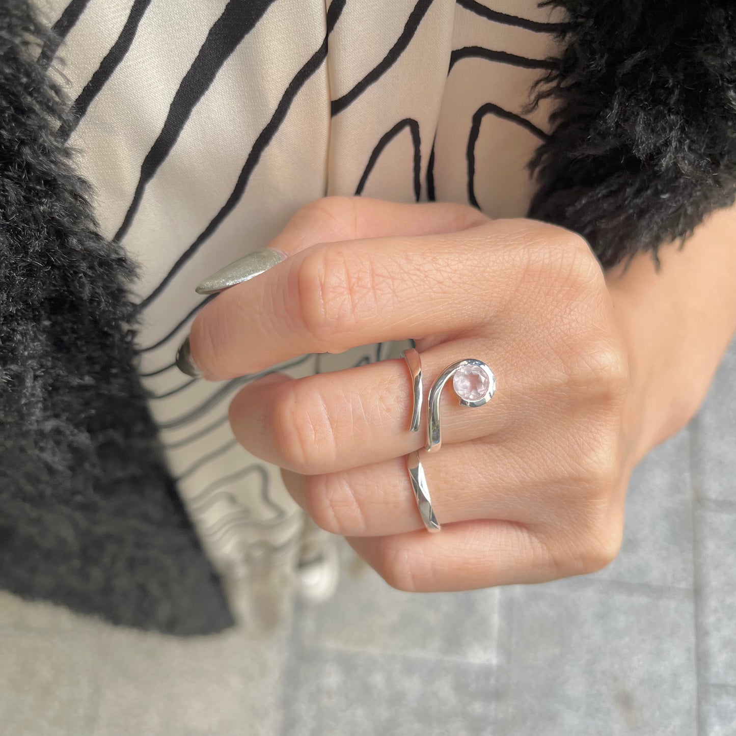 Silver925 design ring 37