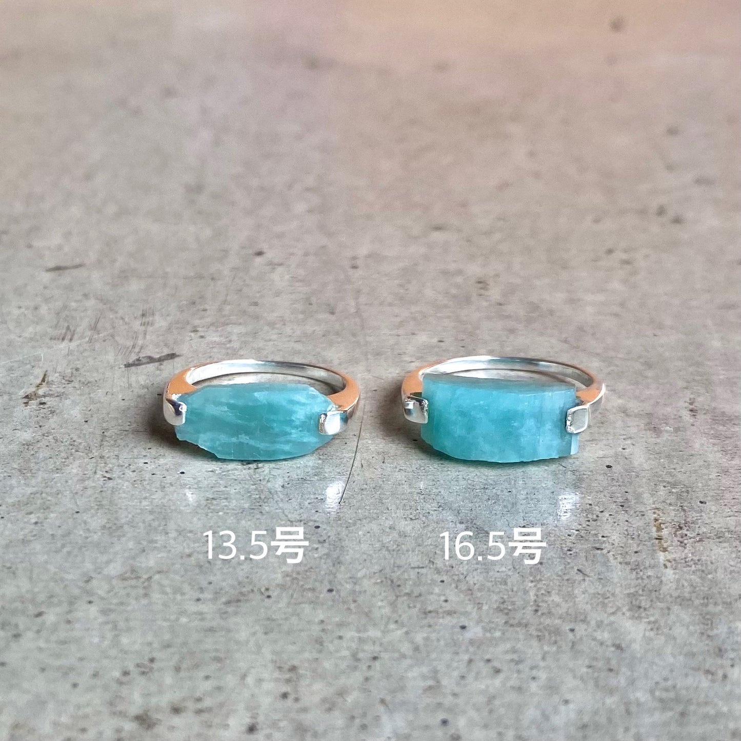 Silver925 roughcut ring 1