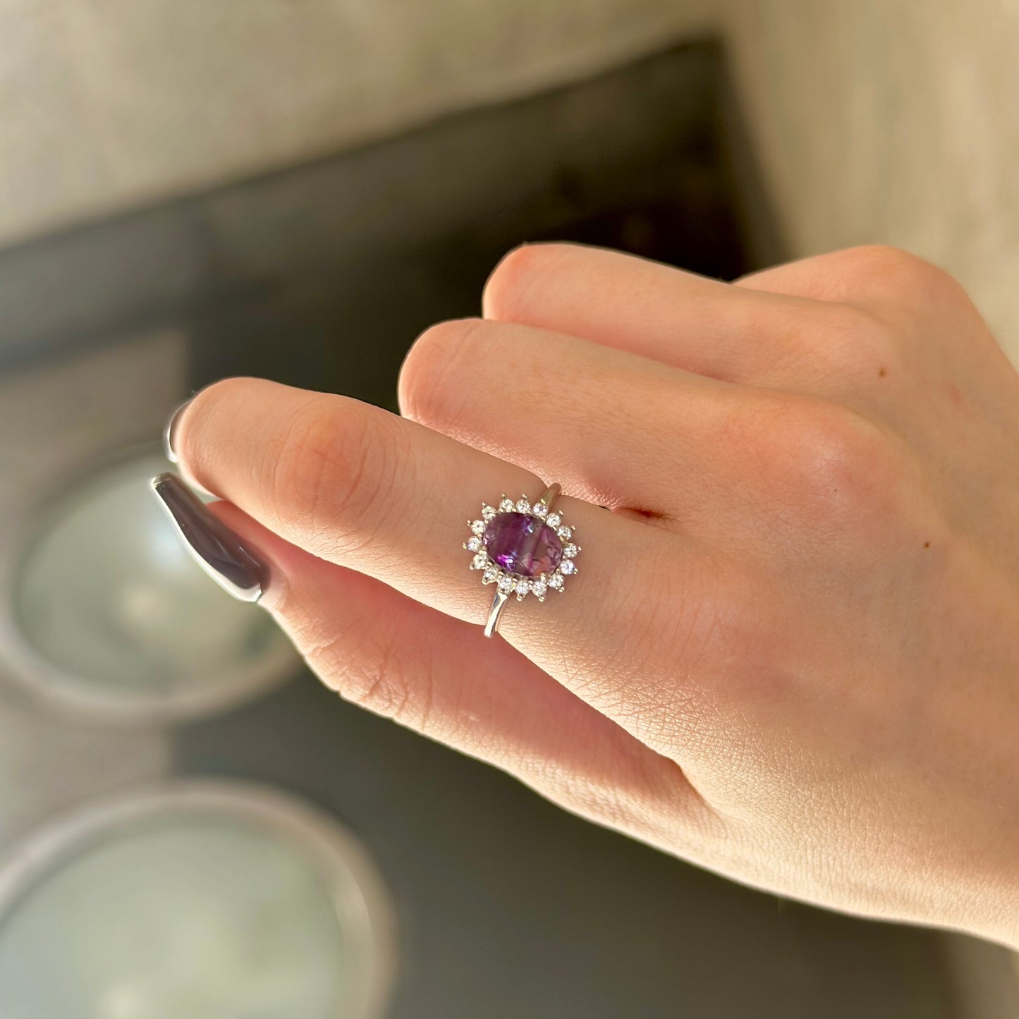 【poco】Fluorite ring