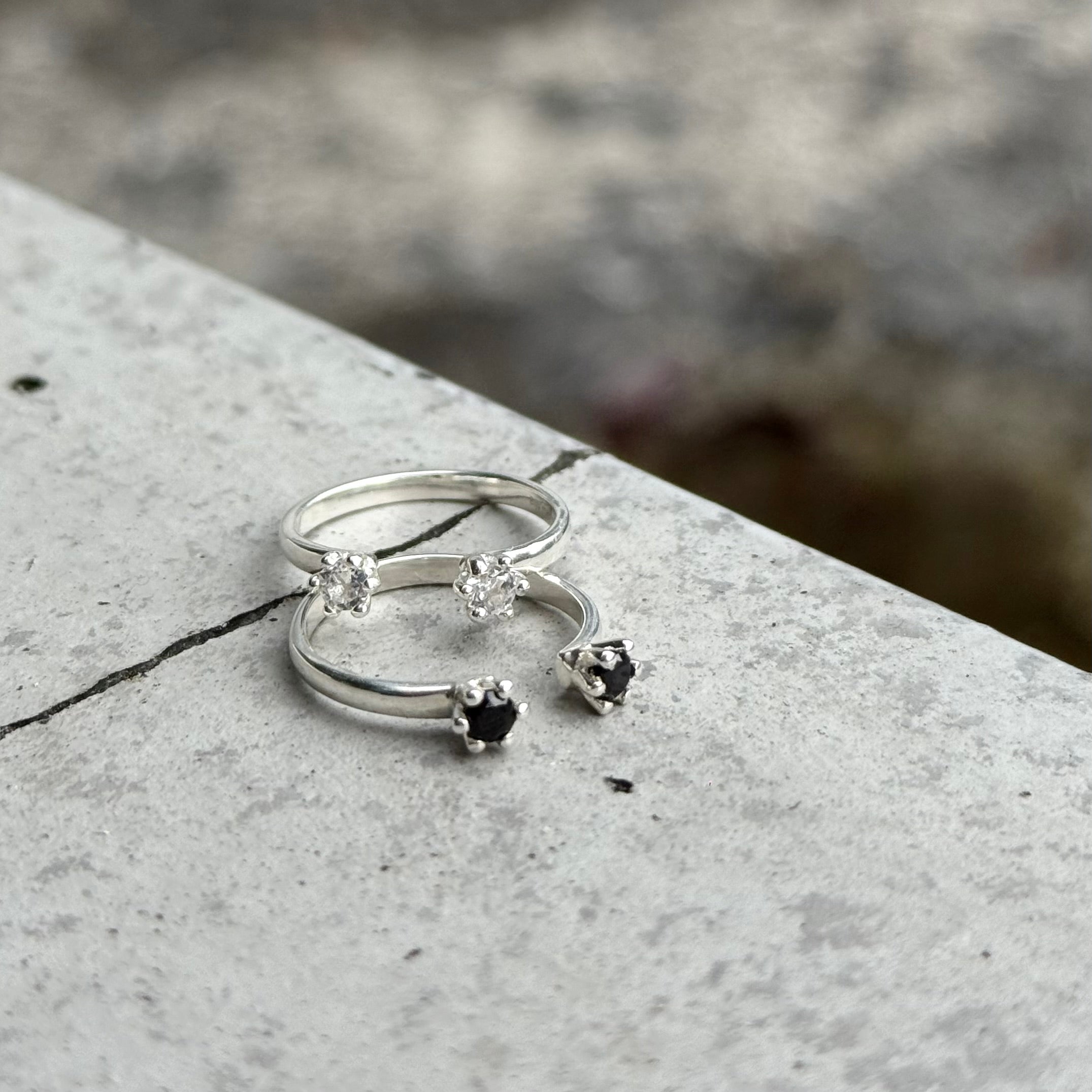 Silver925 2stone ring 1 – Biju mam