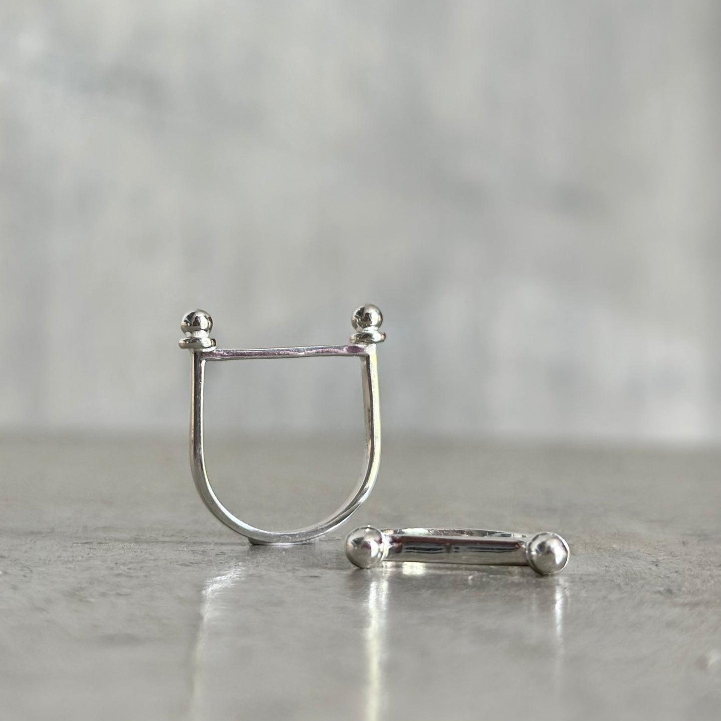 Silver925 plain ring 6