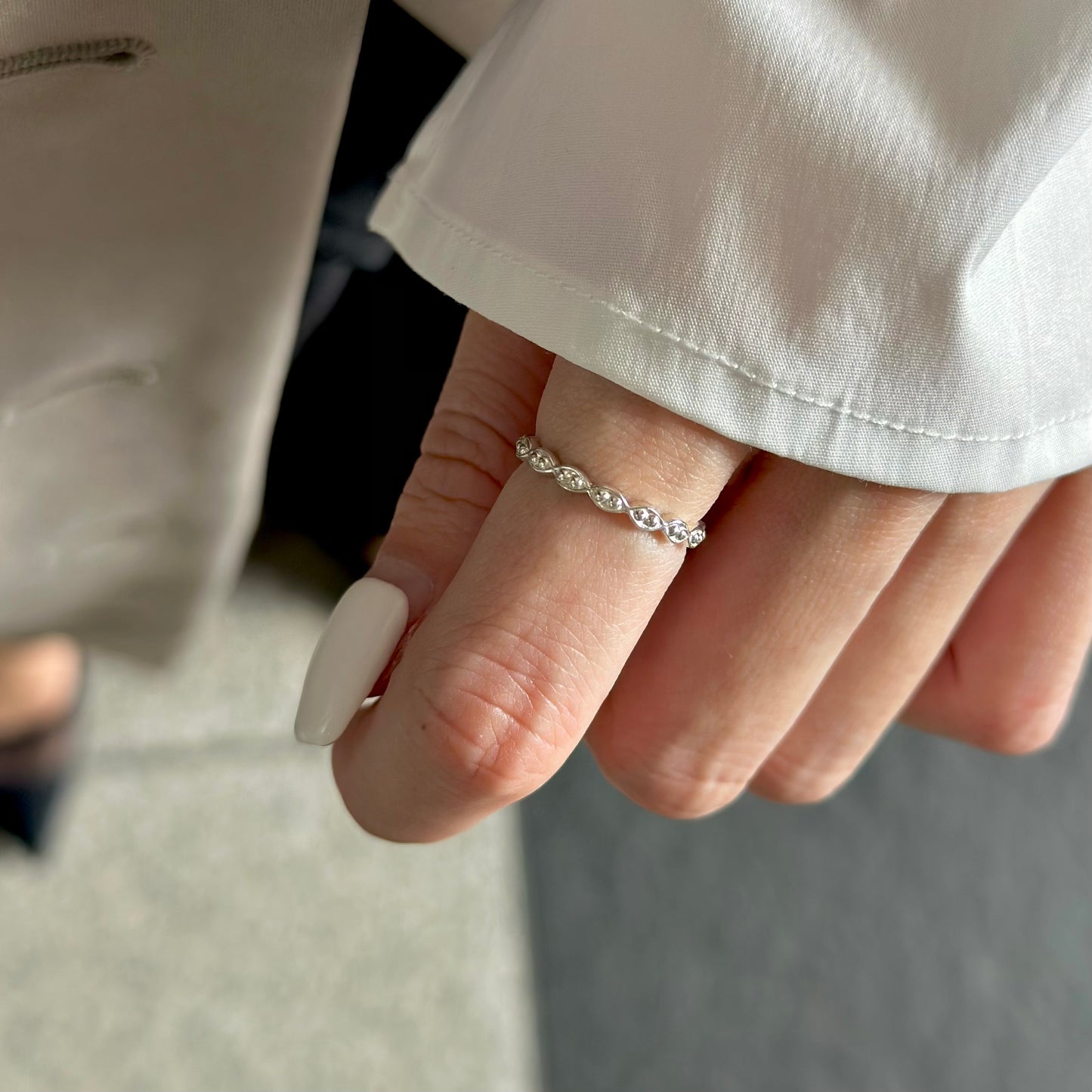 Silver925 plain ring 83