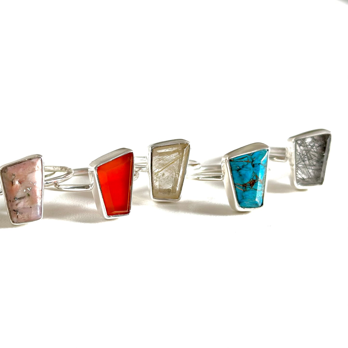 Silver925 1stone ring 23