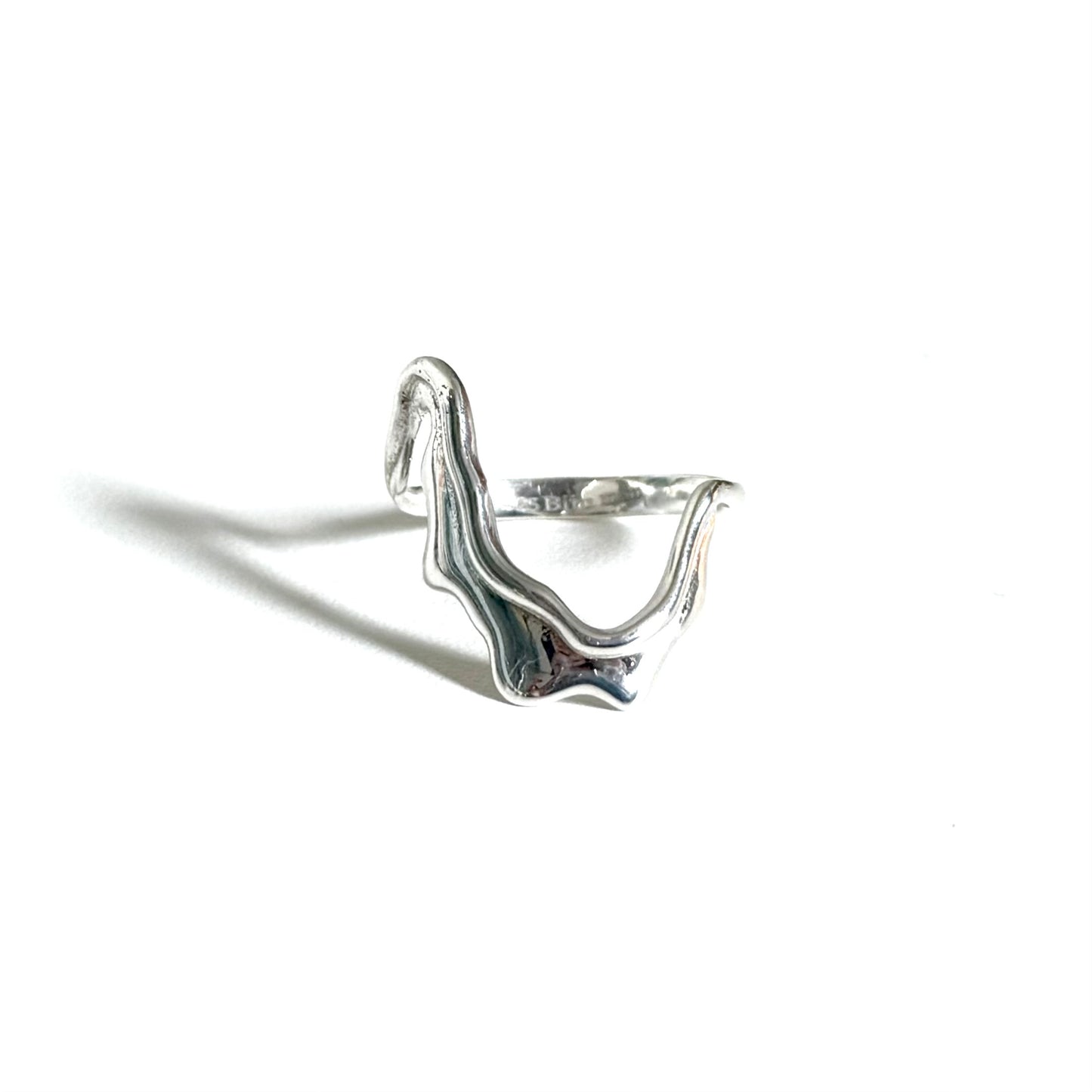 Silver925 plain ring 44