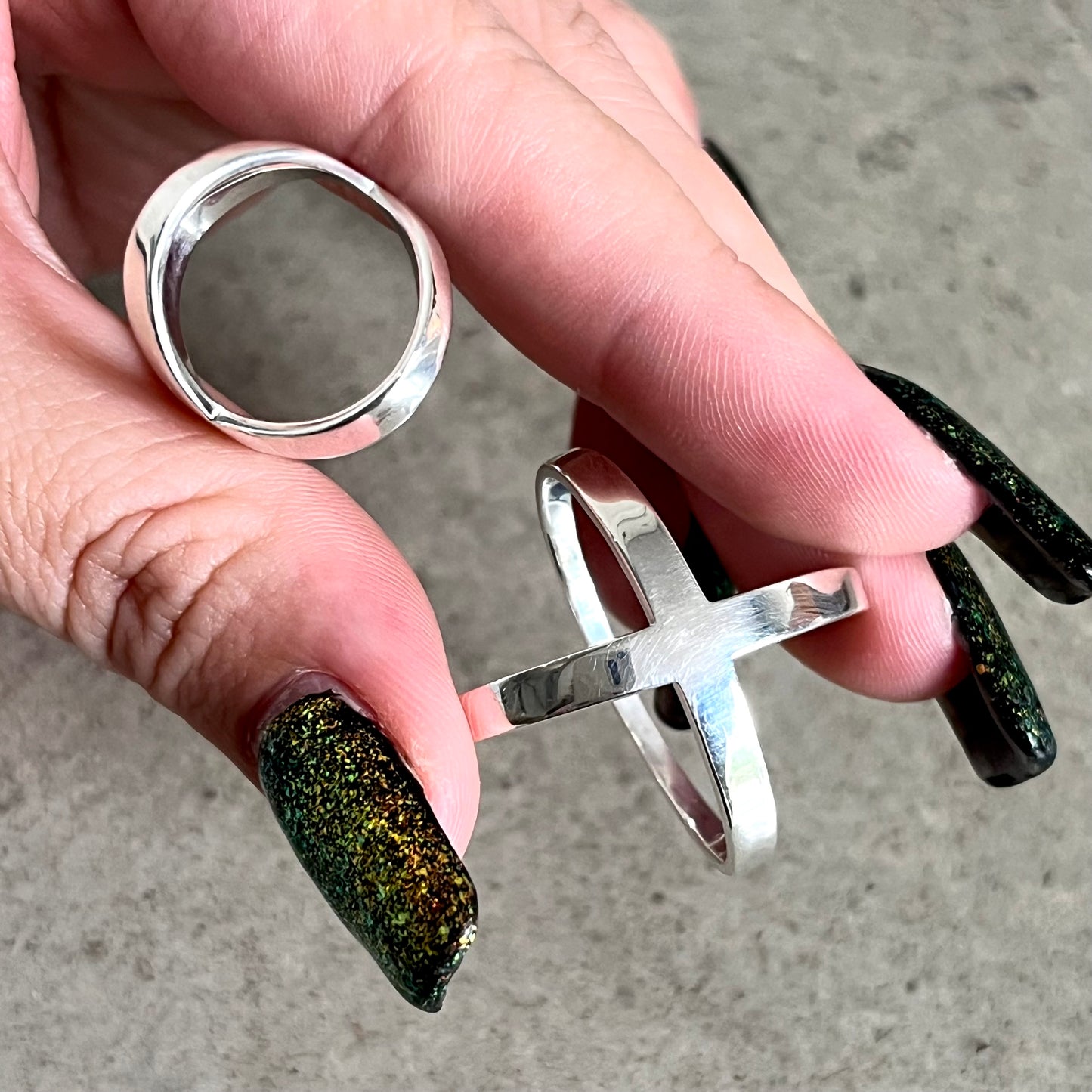 Silver925 plain ring 142
