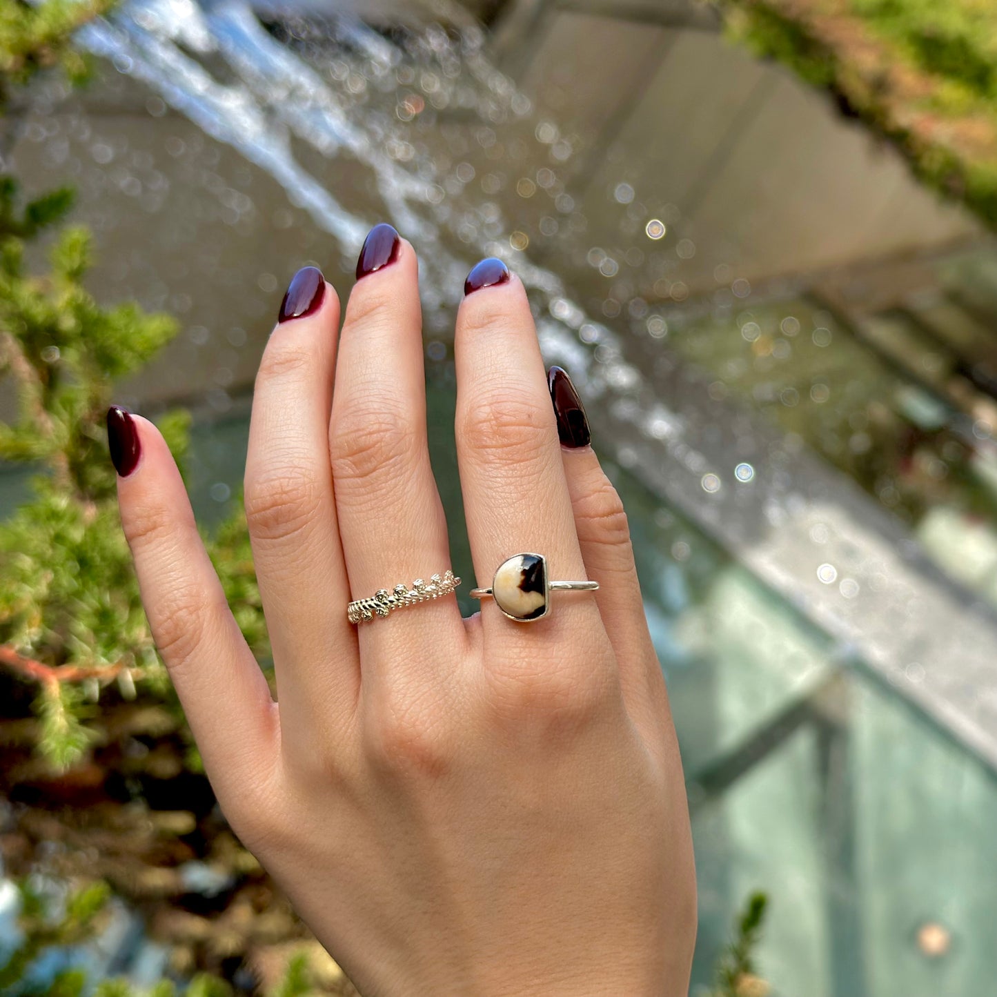 Silver925 1stone ring 24