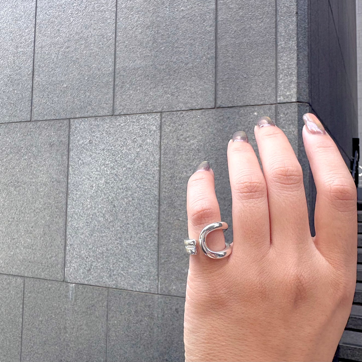 Silver925 plain ring 88