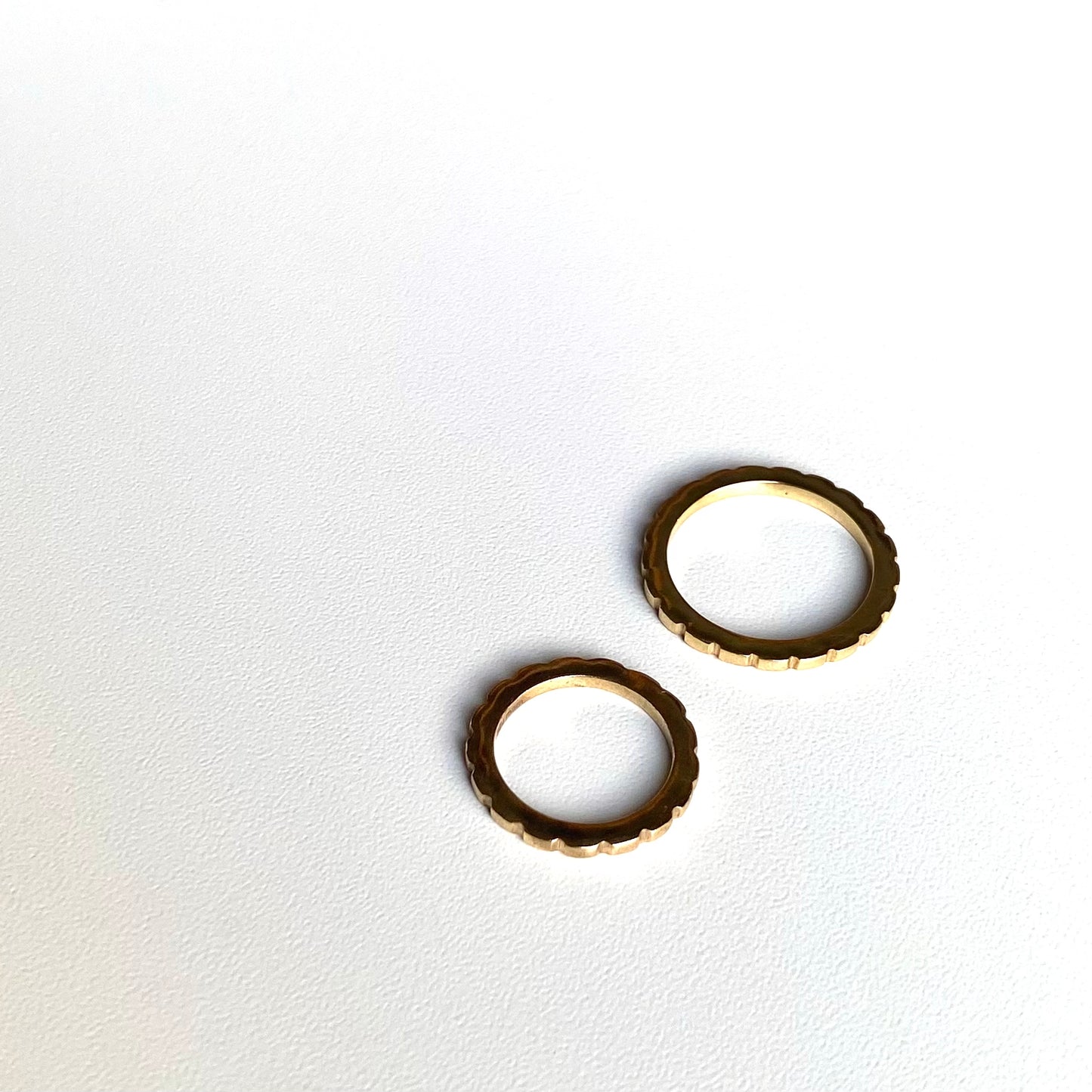 Brass plain ring 18