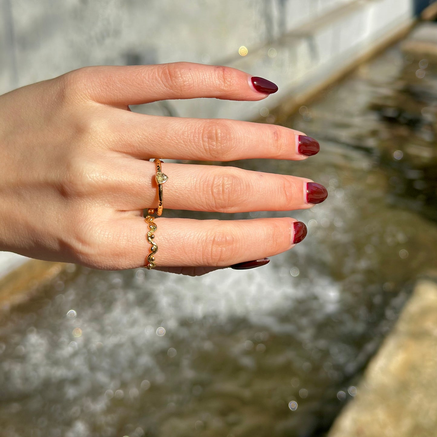 Brass petit ring 52