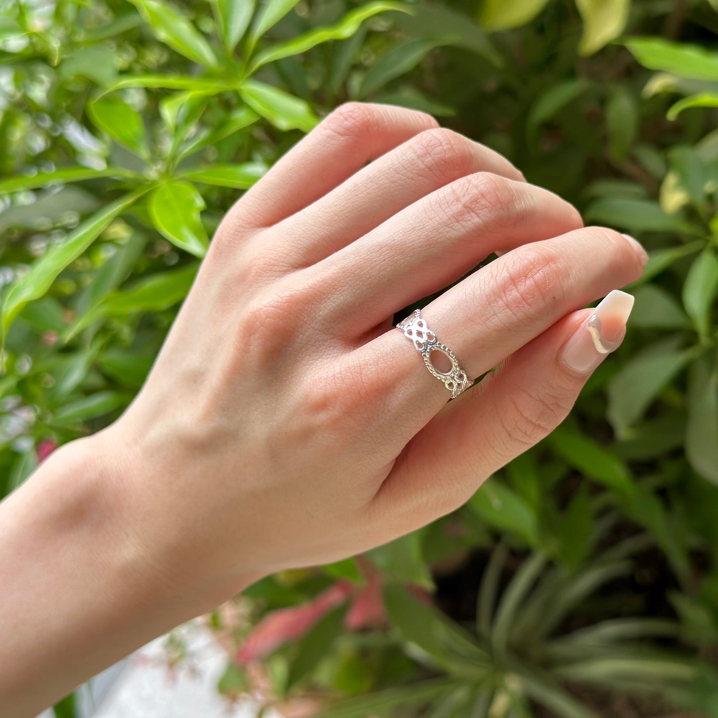 Silver925 plain ring 60
