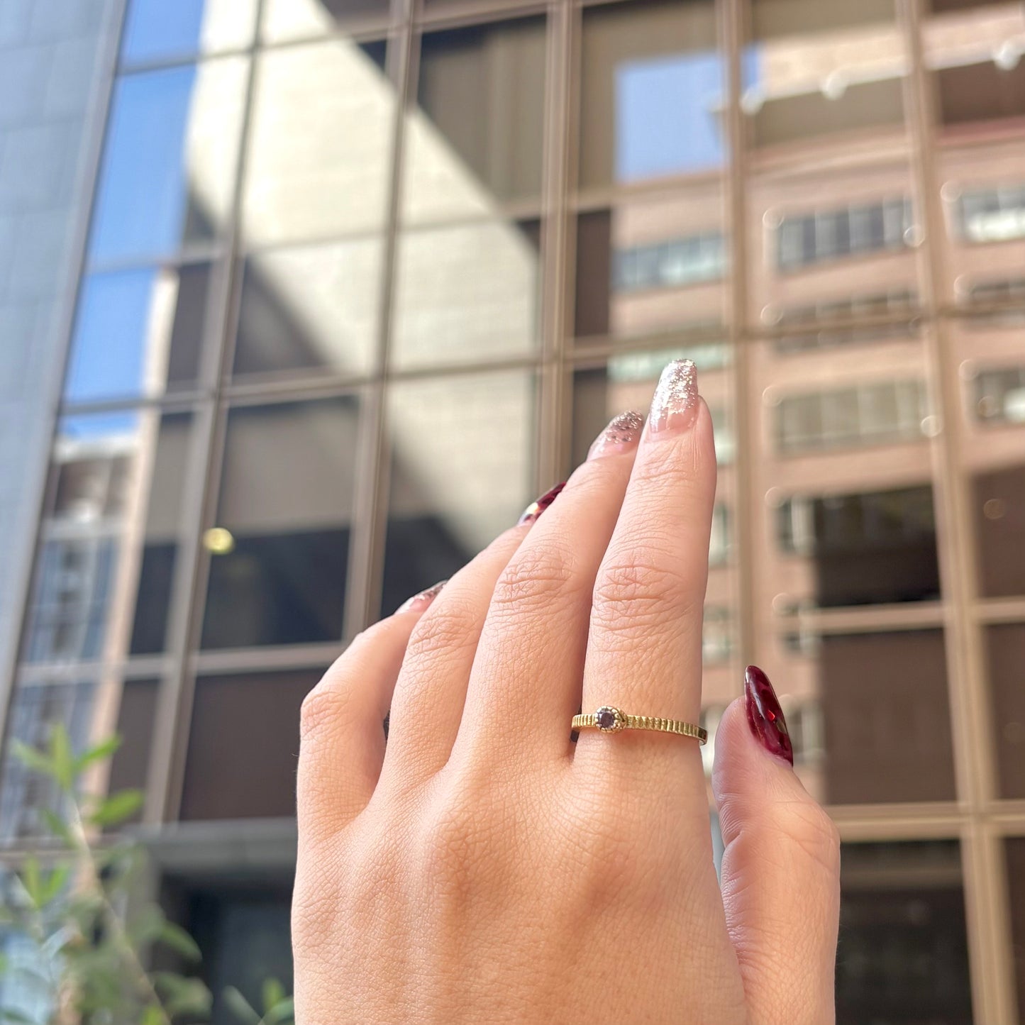 Brass petit ring 13