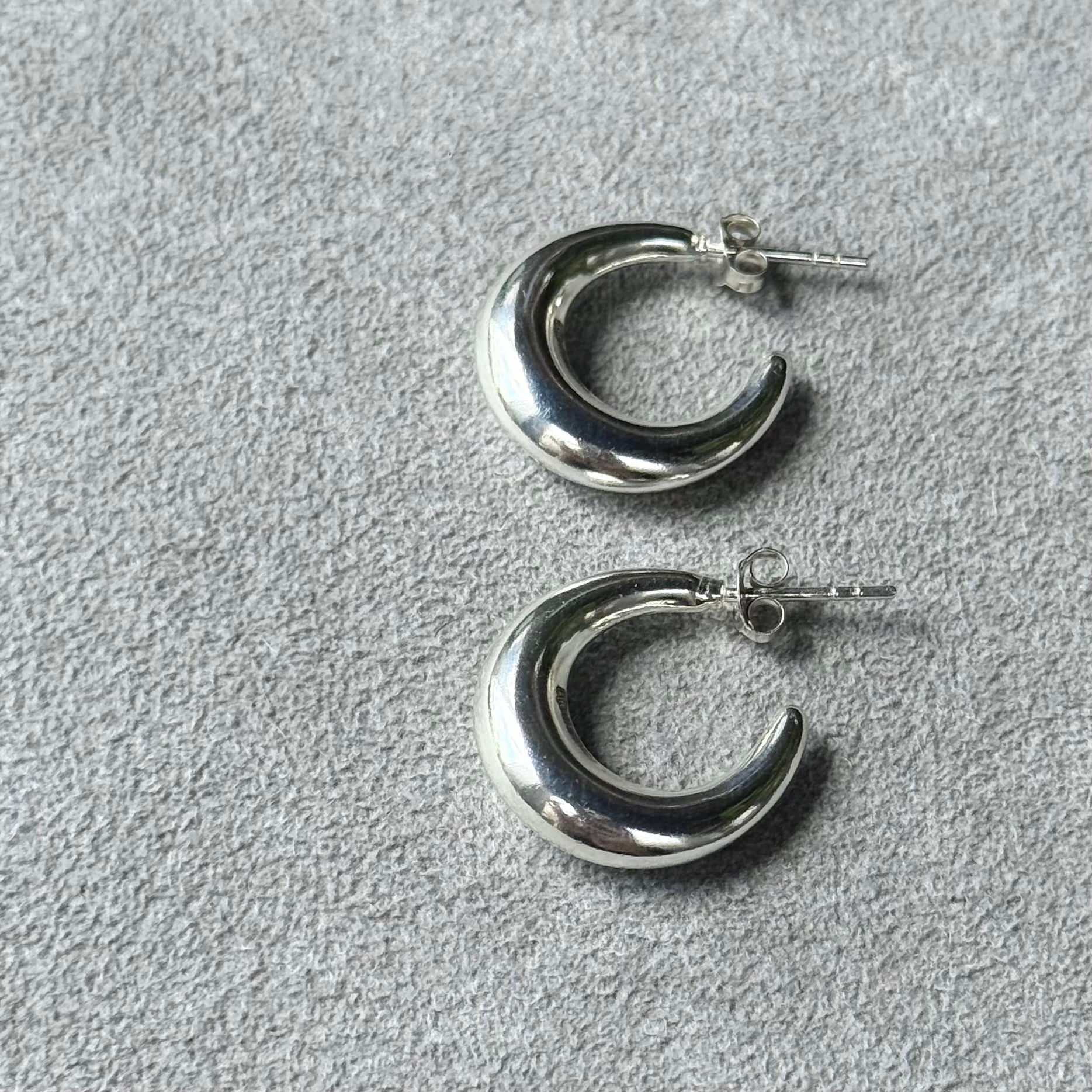 Silver925 hoop pierce 8 – Biju mam
