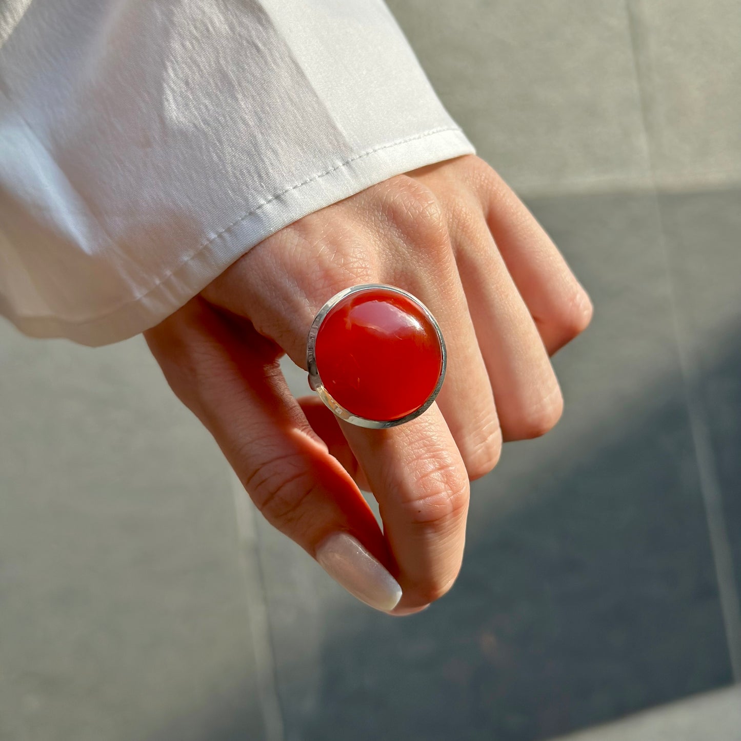 Big stone ring 5