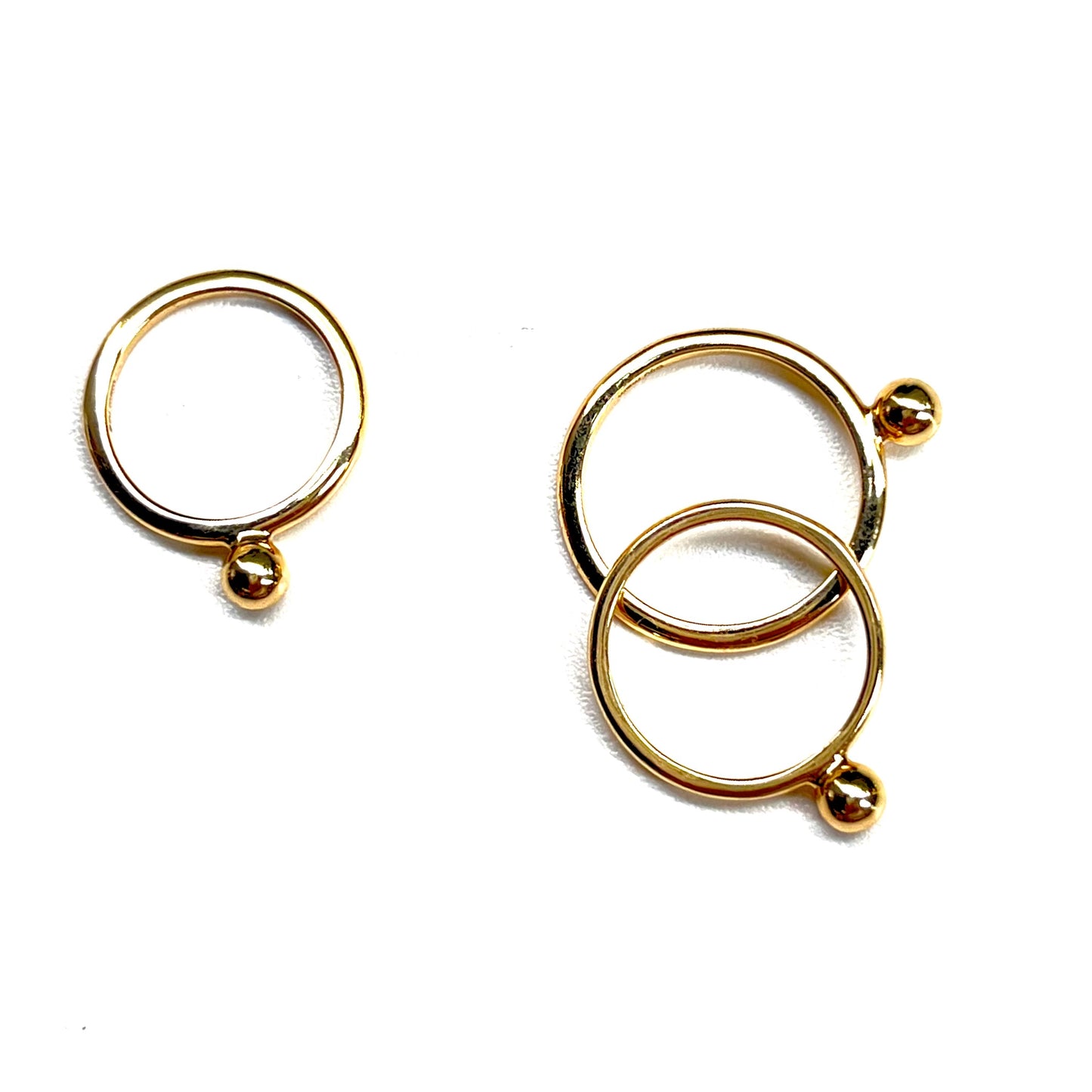 Brass plain ring〈Ball〉2