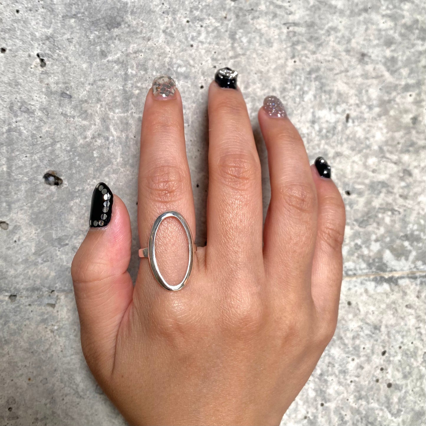 Silver925 plain ring 86
