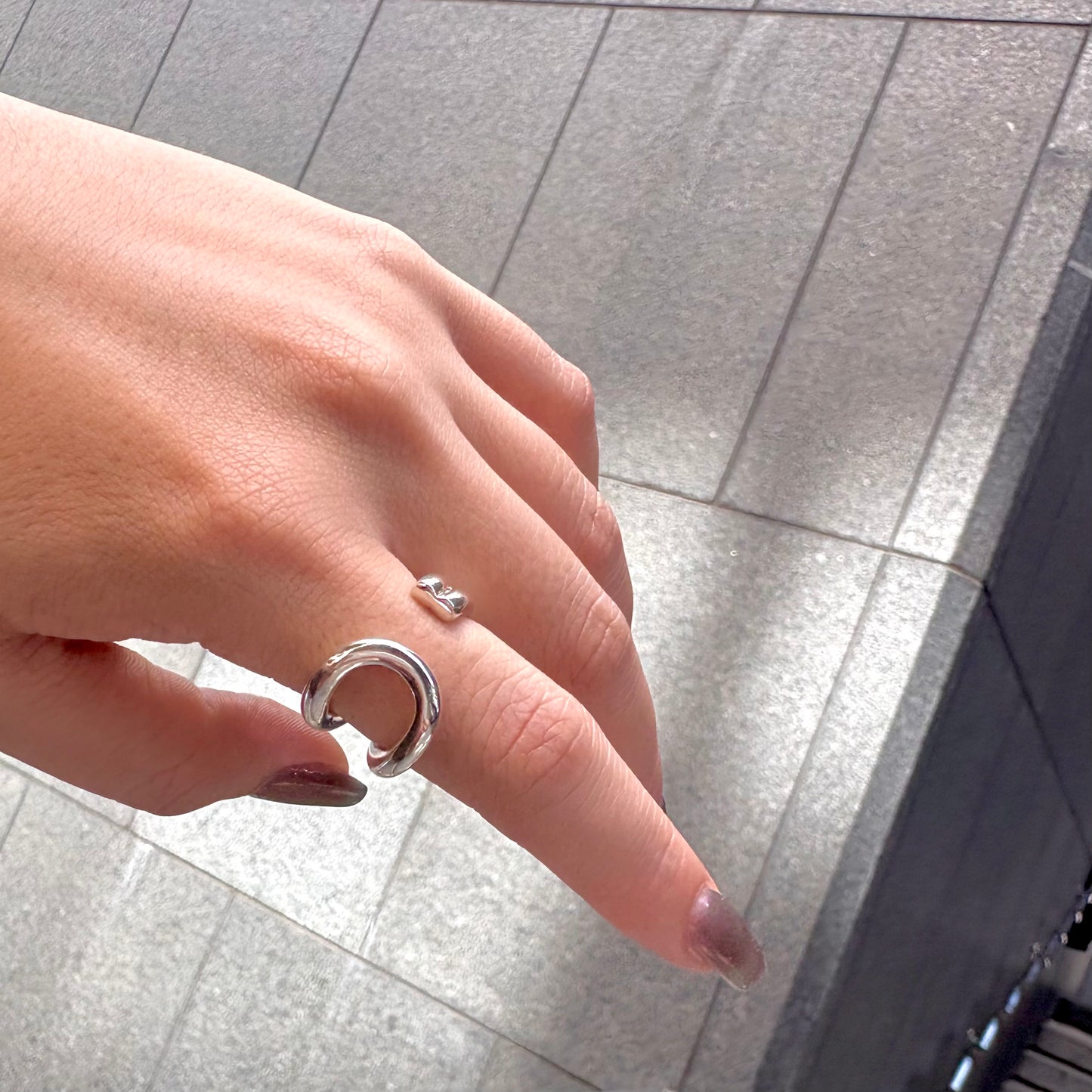 Silver925 plain ring 88