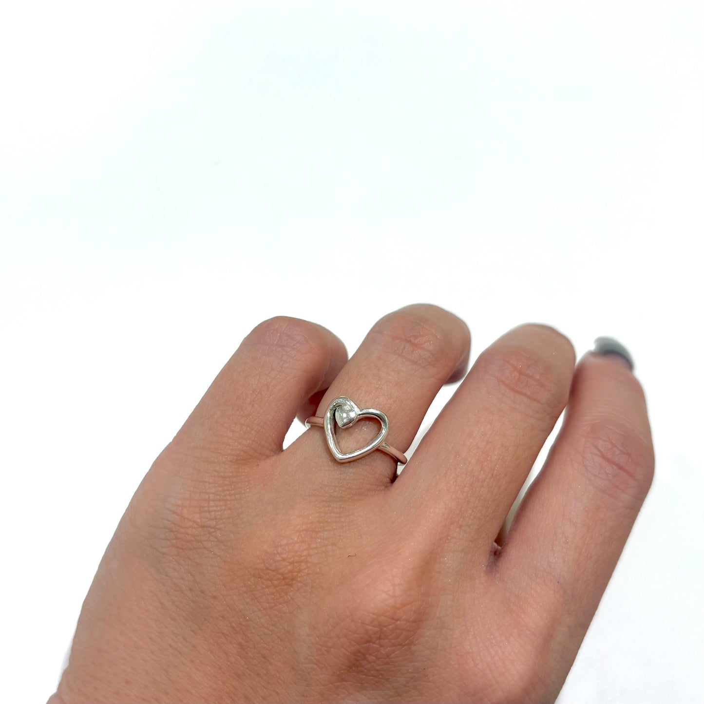 Heart plain ring 27