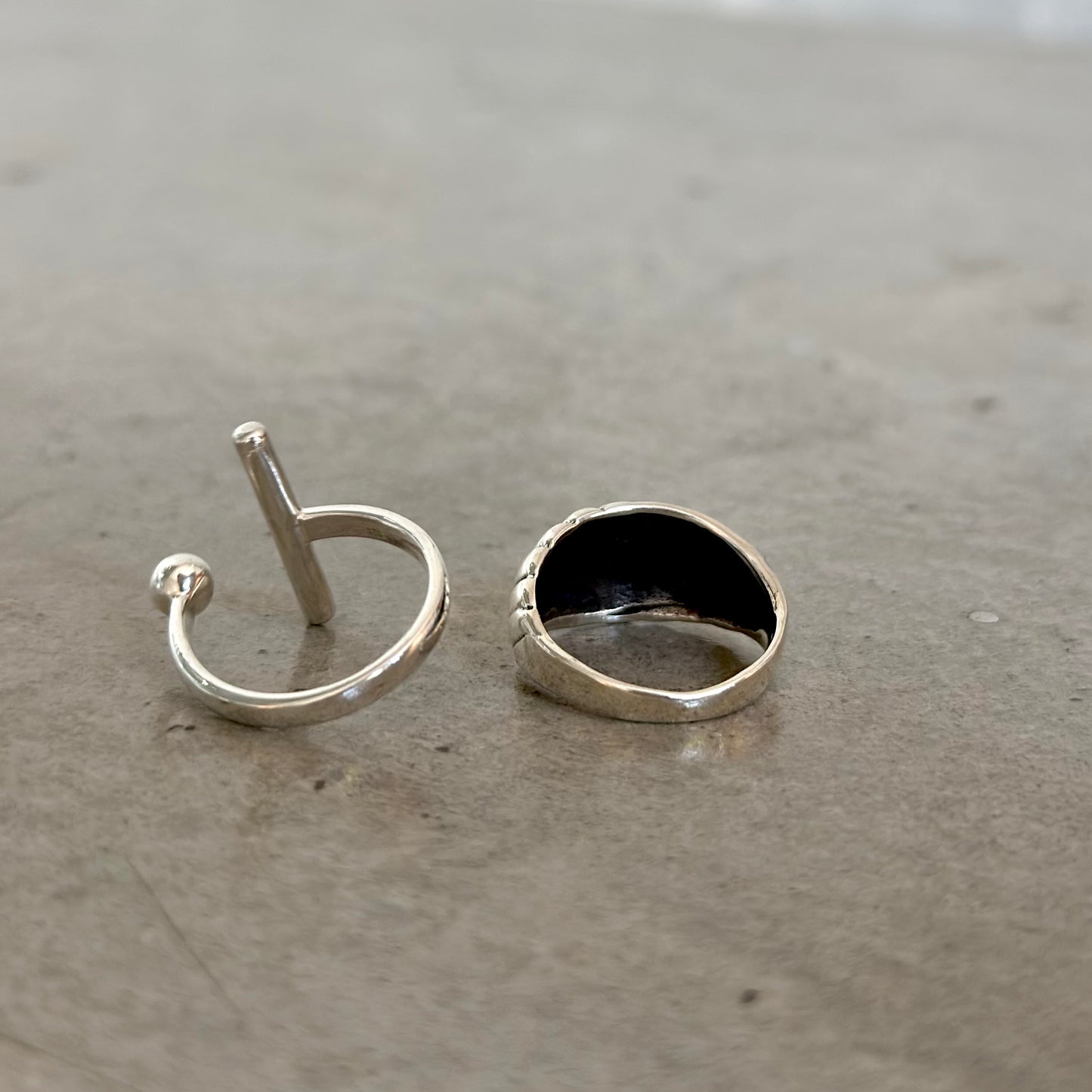 Silver925 plain ring 62