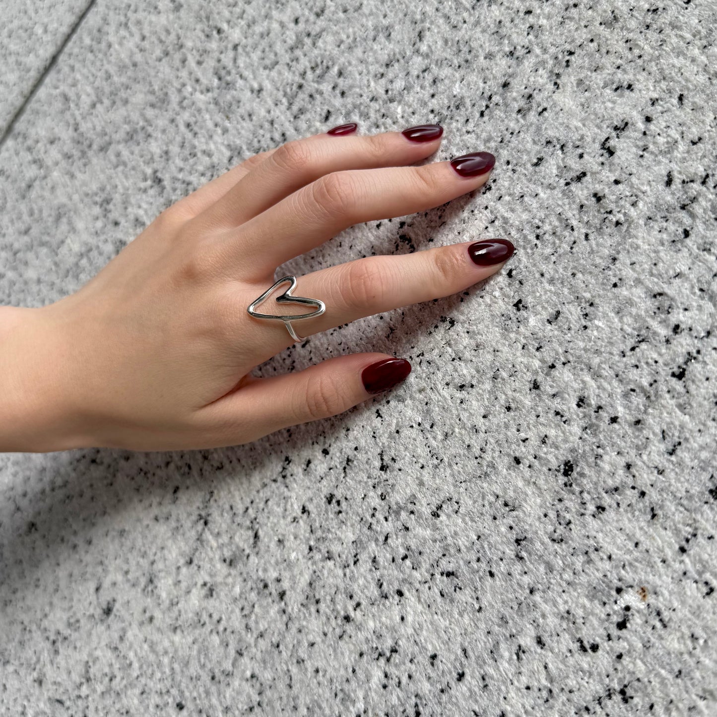 Heart plain ring 29