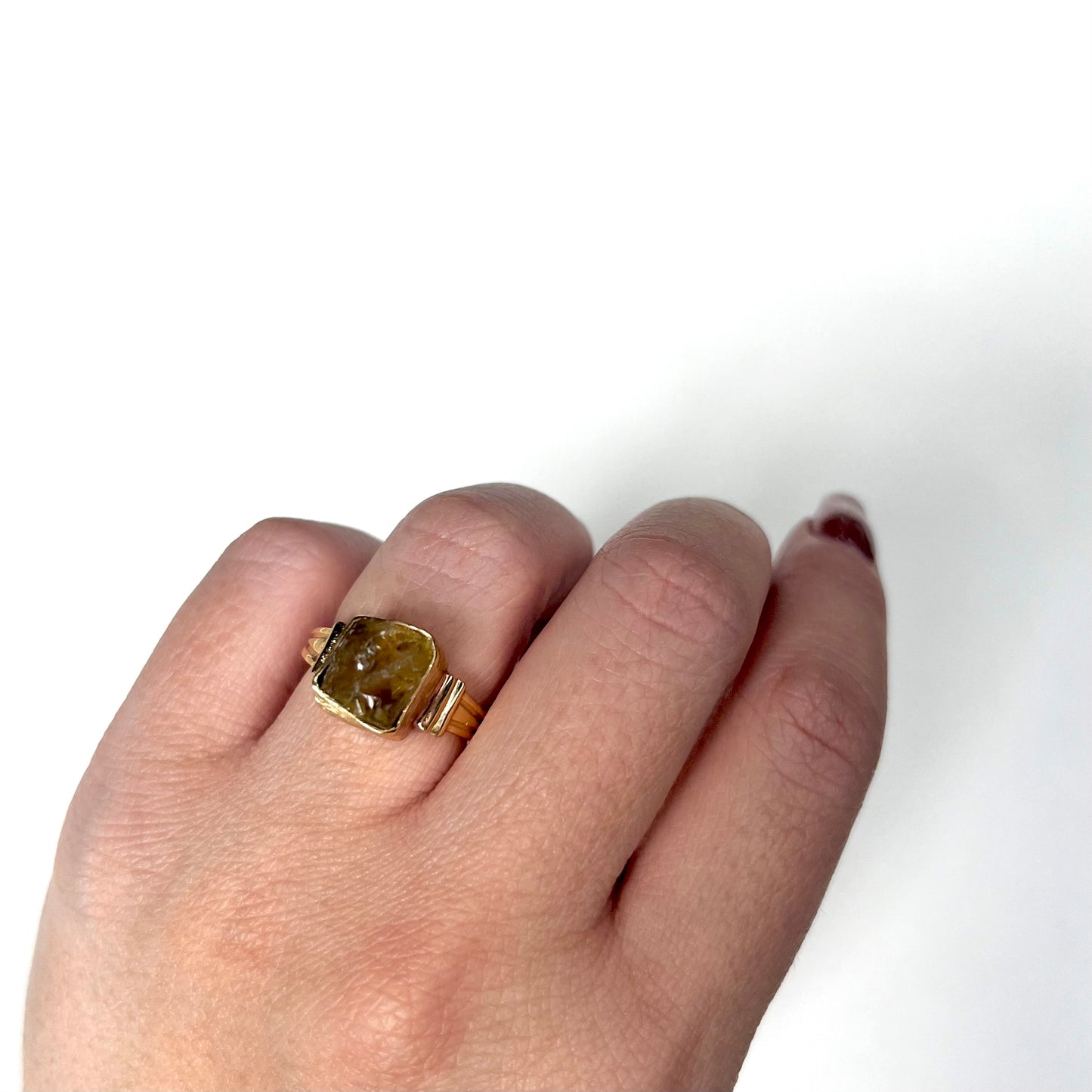 Brass design ring 4