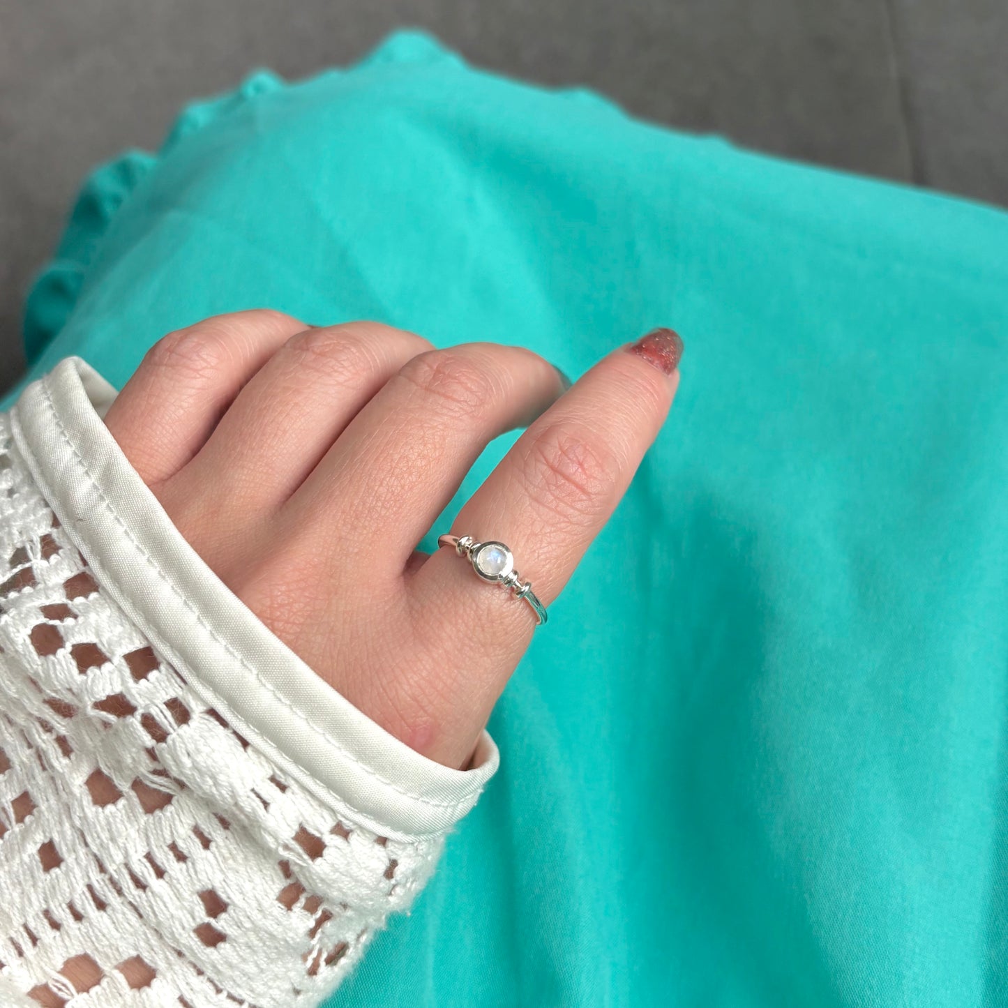Silver925 design ring 70