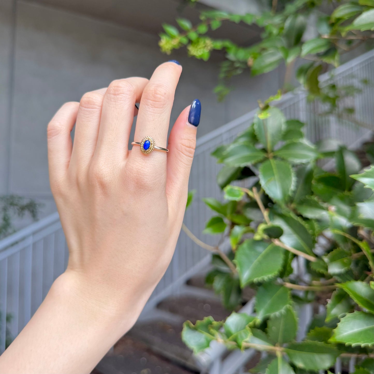 Silver925×Brass petit ring 3