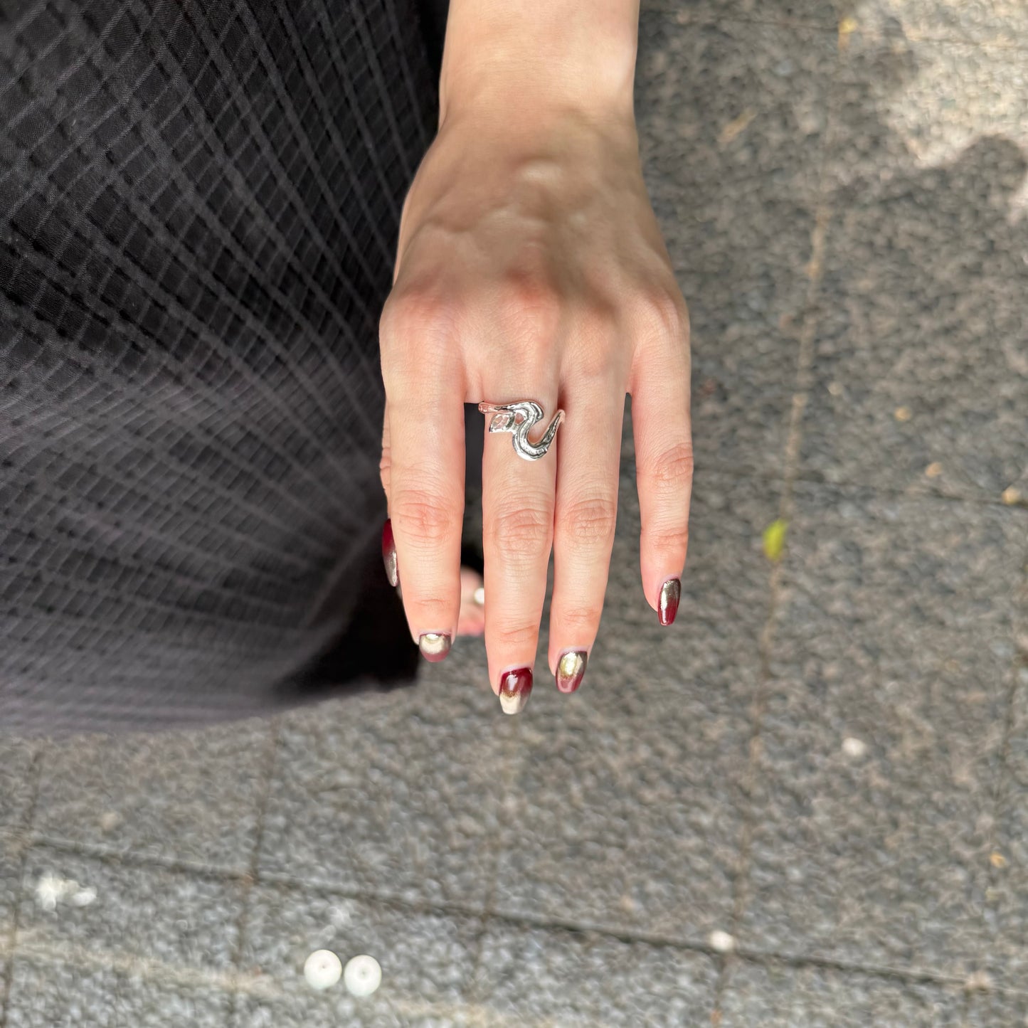 Herkimer diamond ring 3