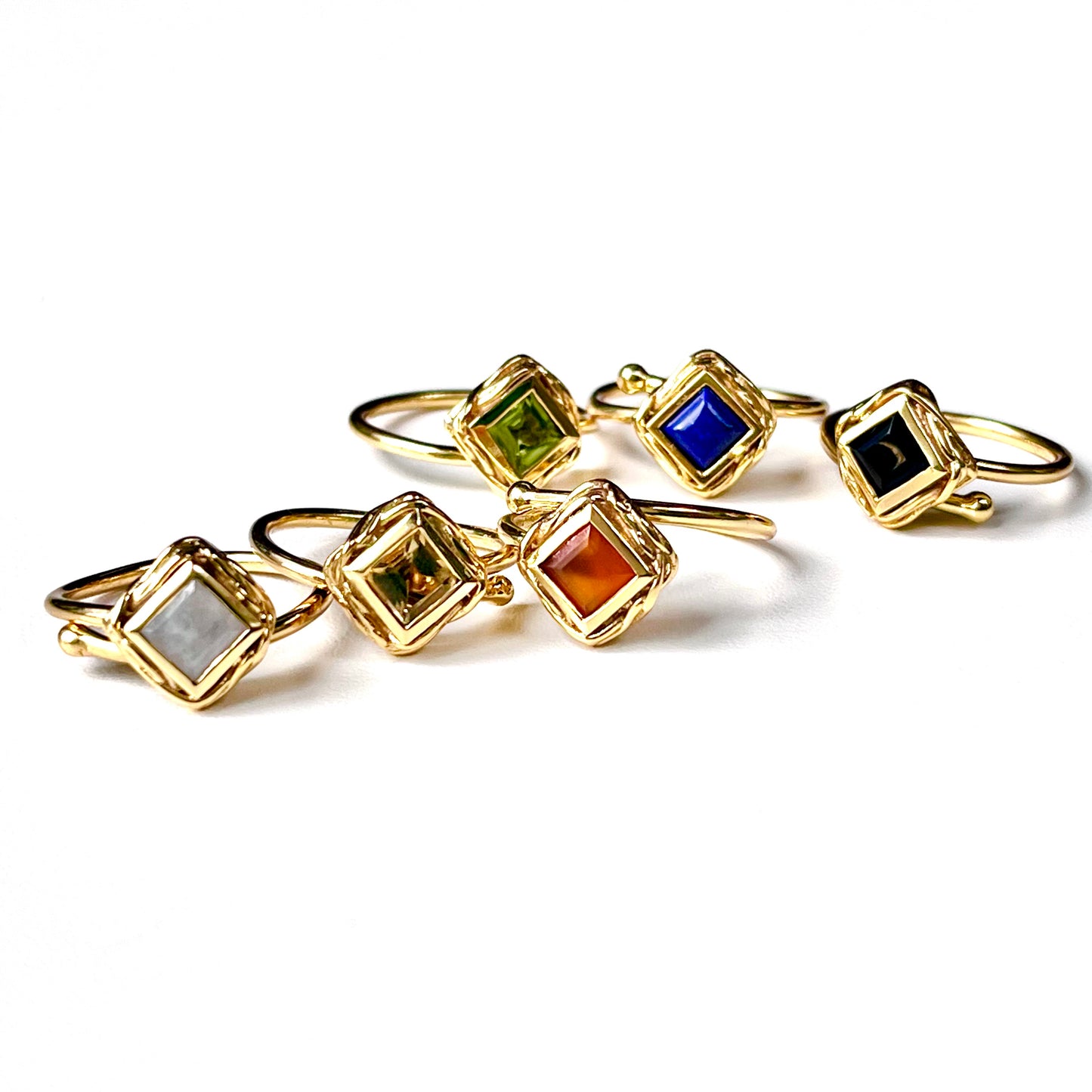 Brass design ring