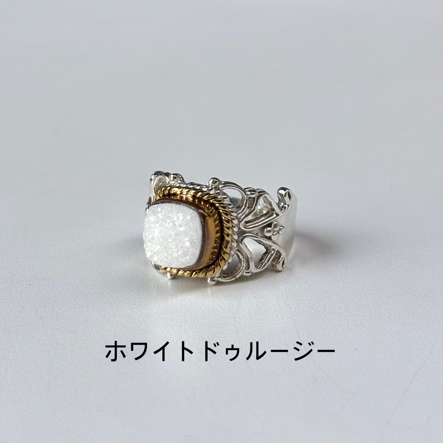 Connect ring〈 Druzy 〉