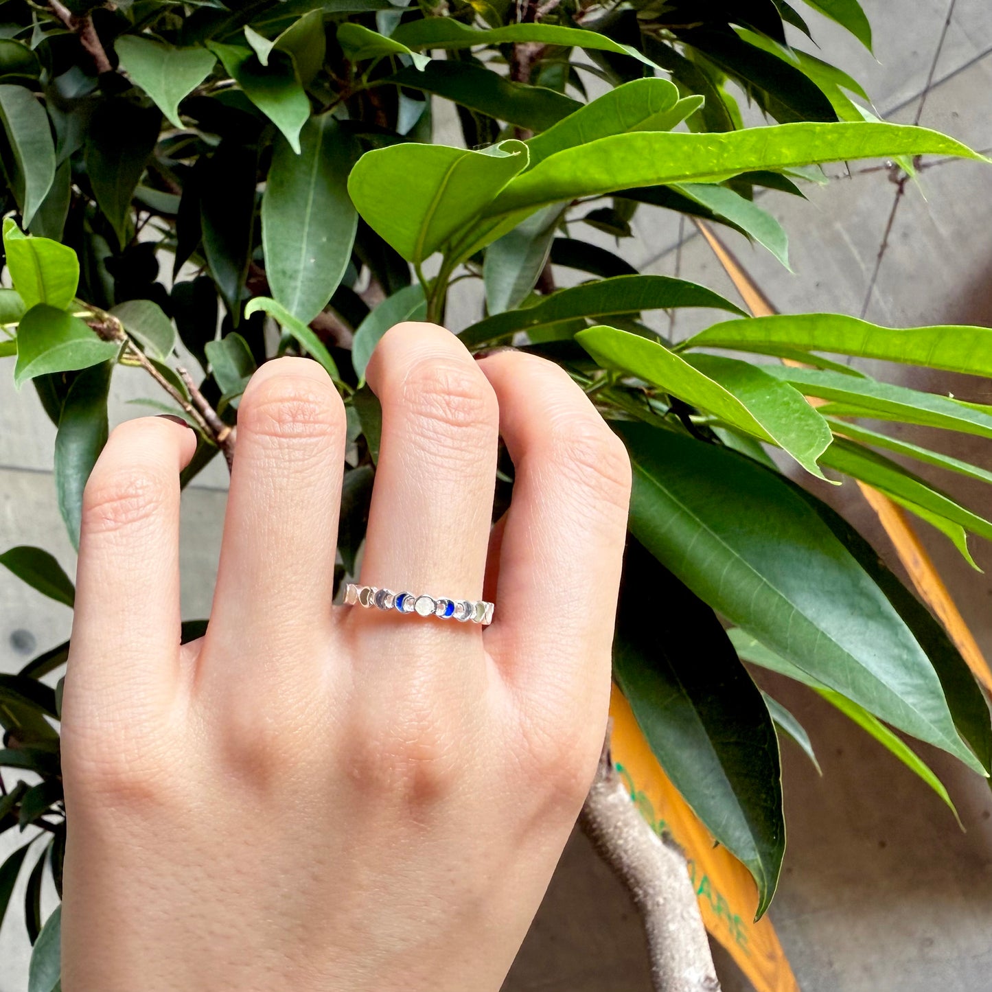 【オンライン先行】Moon enamel ring 1