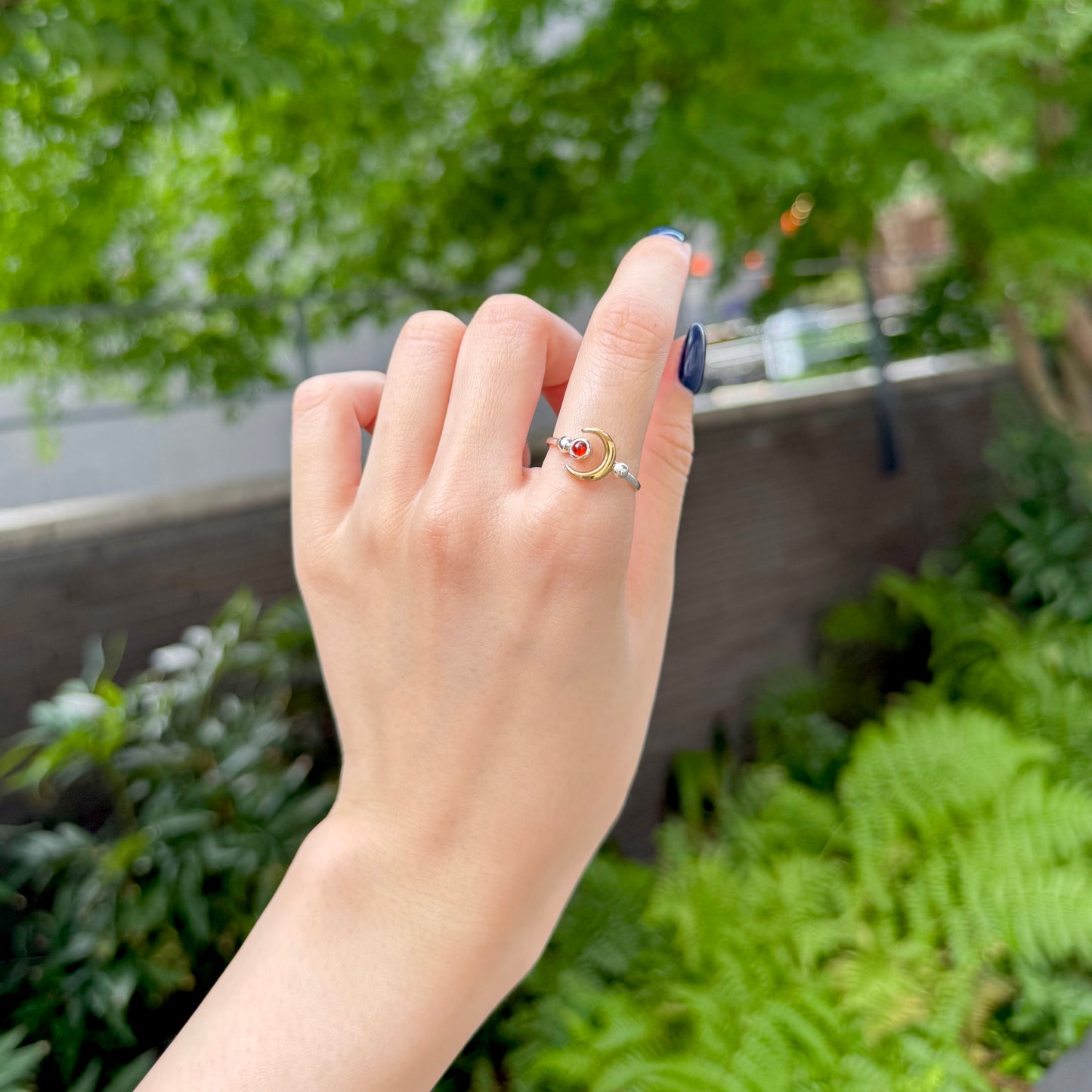 Moon design ring 5
