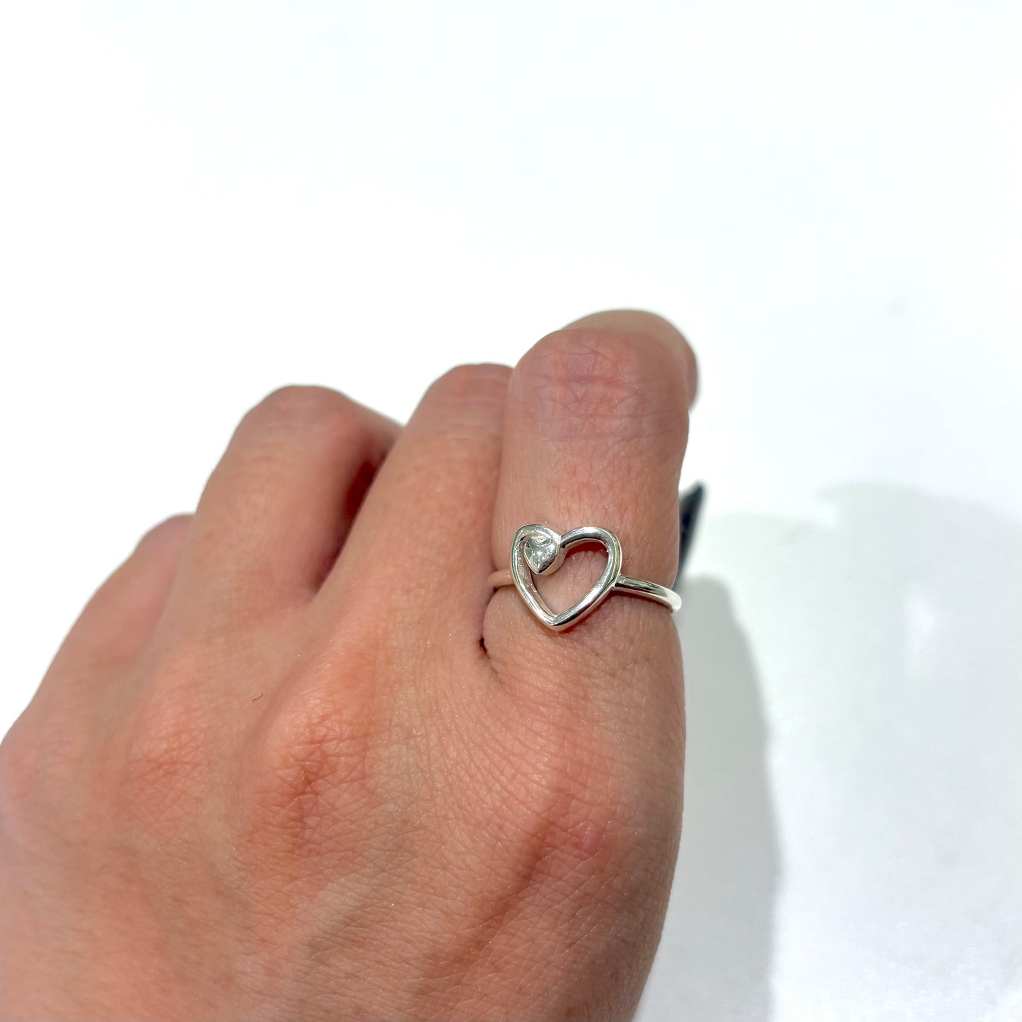 Heart plain ring 27