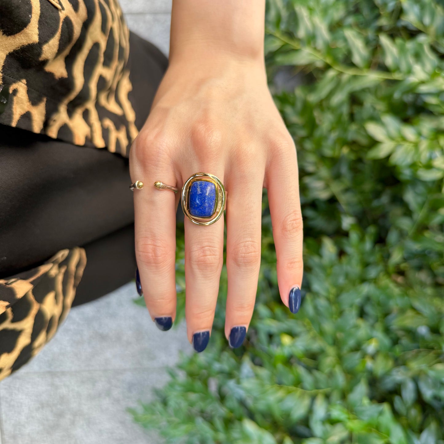 Silver925×Brass design ring 8