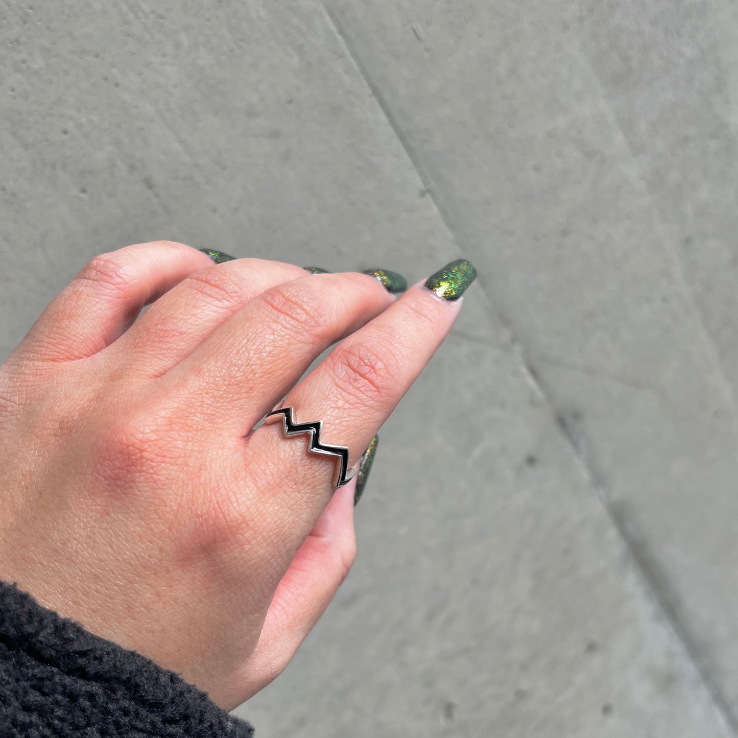 Enamel design ring