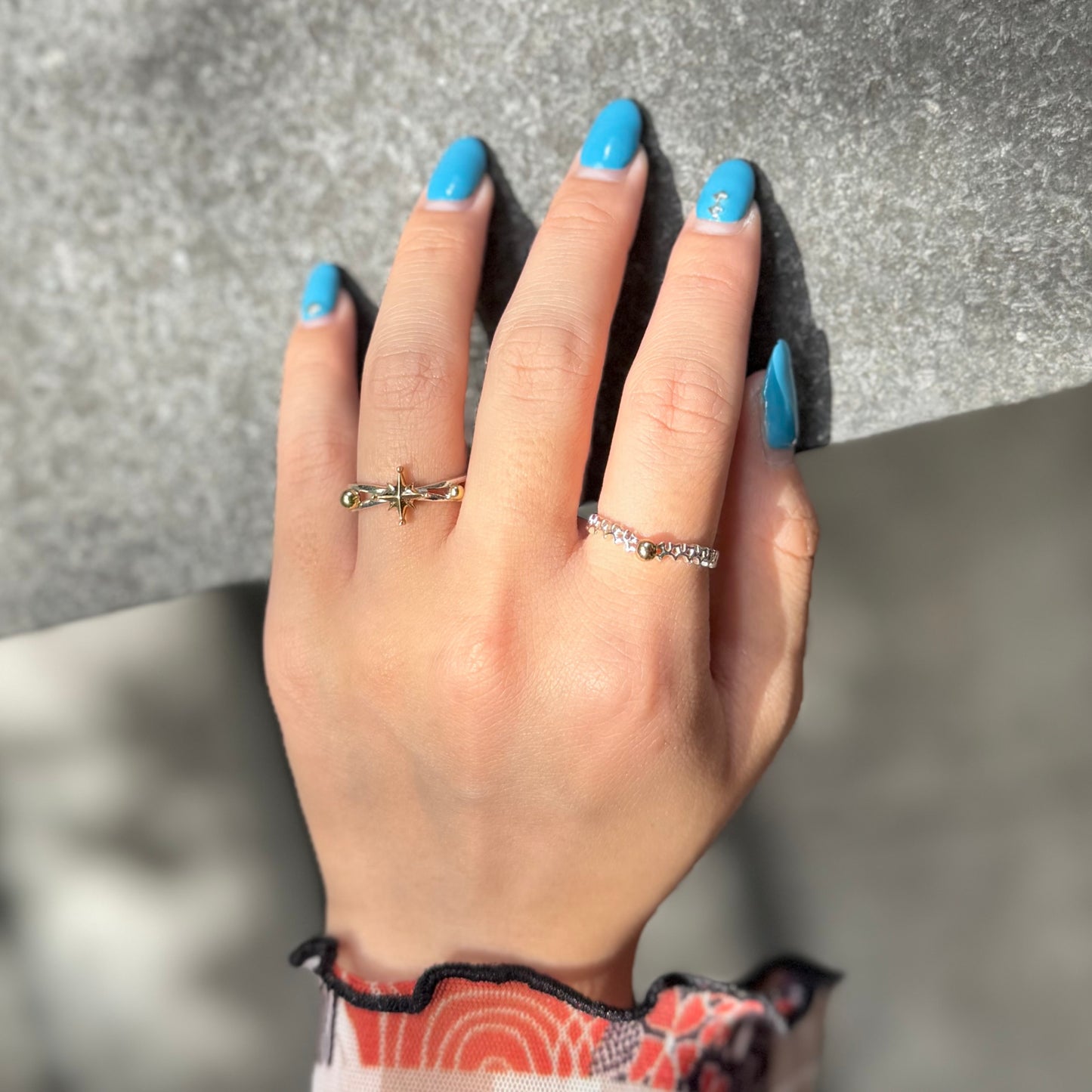 Star plain ring 13