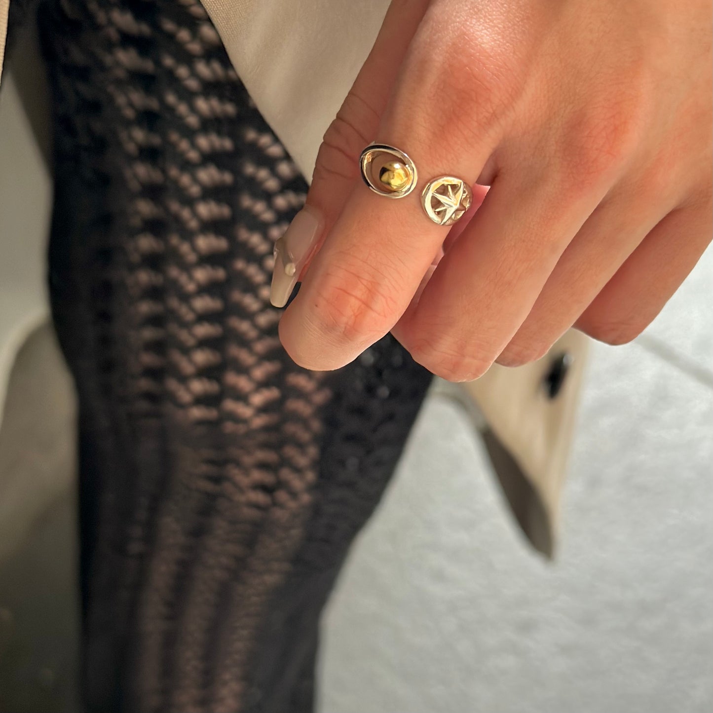 【オンライン先行】Star×Ball plain ring