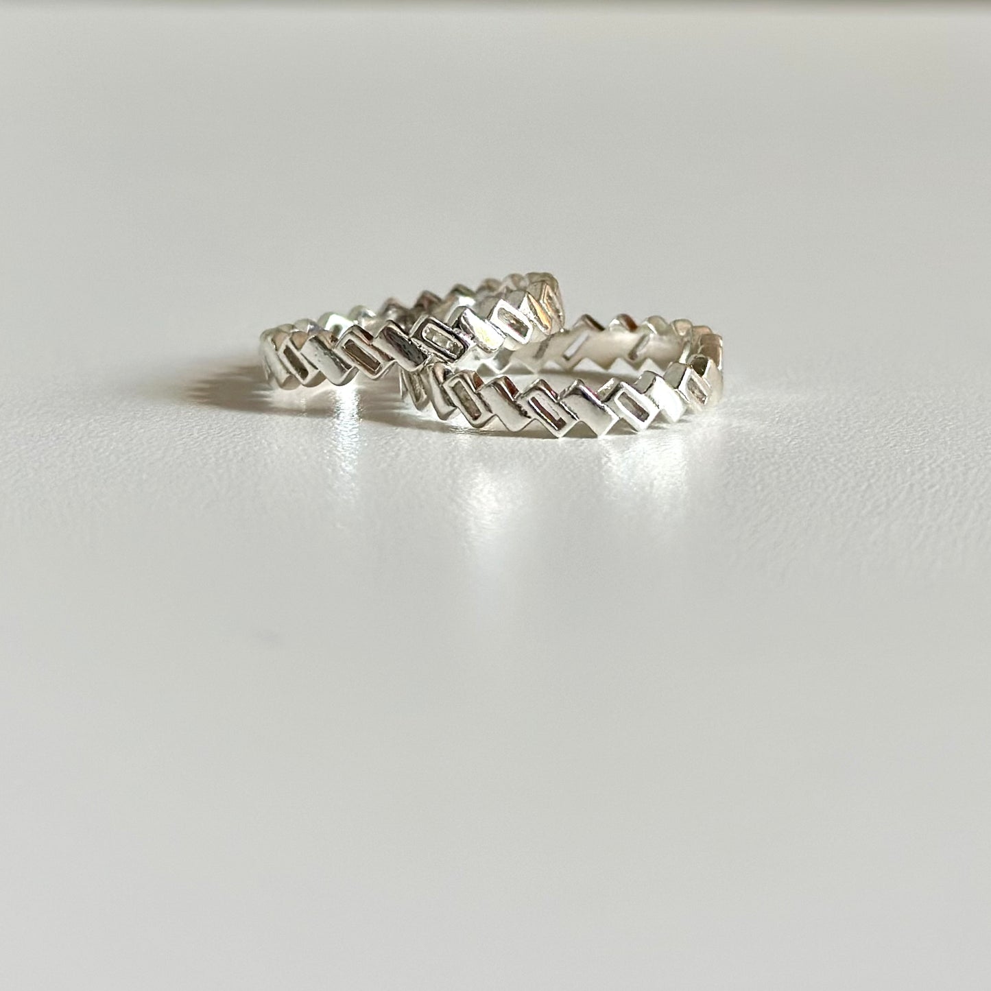 Silver925 plain ring 56