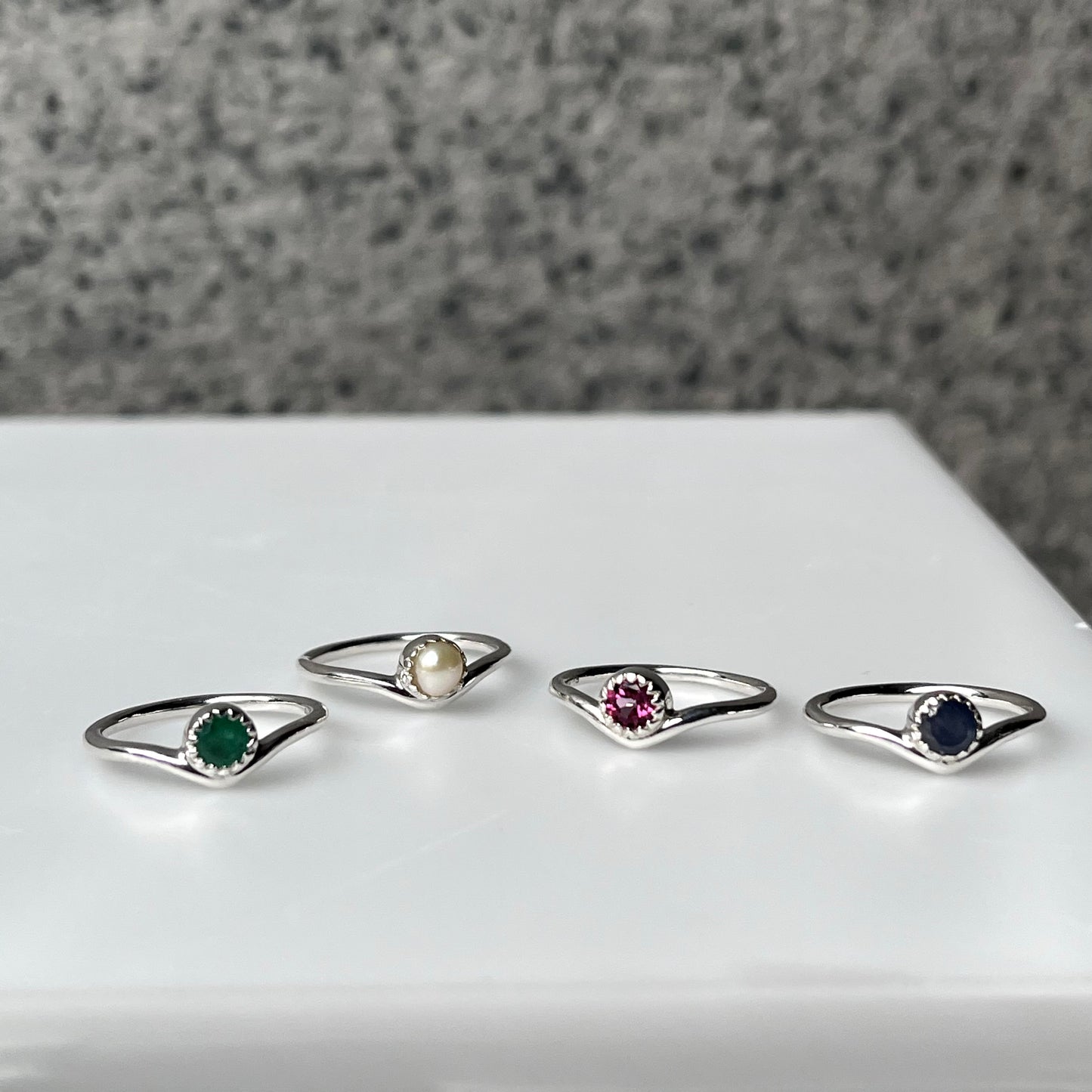 Silver925 V design ring 5