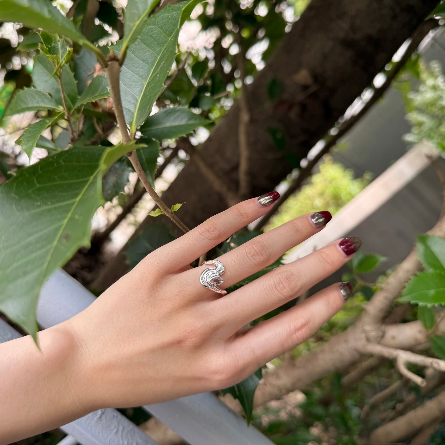 Herkimer diamond ring 3