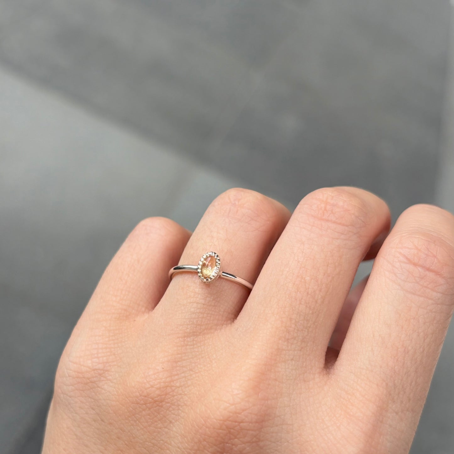 Silver925 petit ring 8